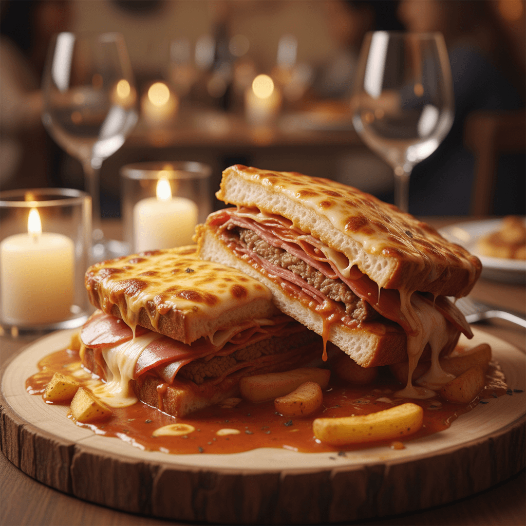 Francesinha tradicional portuguesa