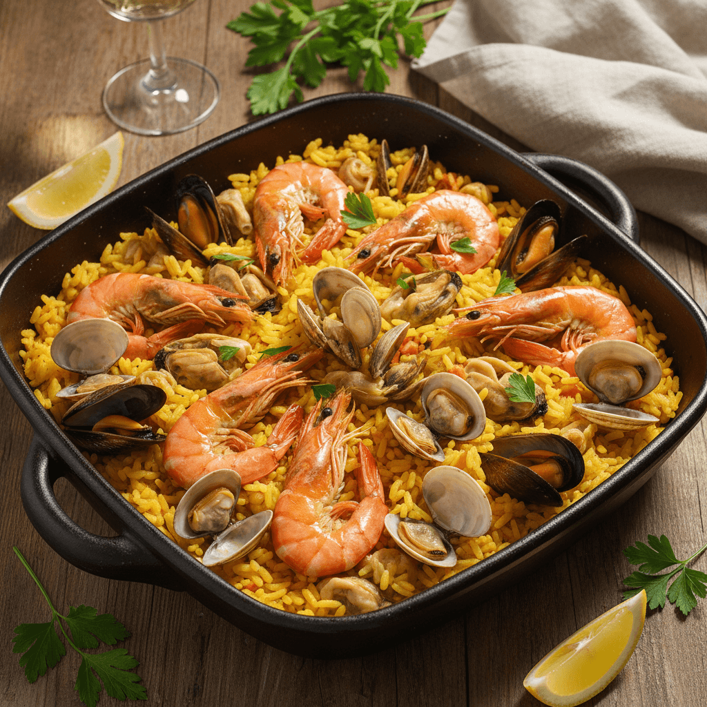 Arroz de marisco generoso